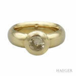 Diamant Solitär Ring Gelbgold 750 / 18K. ca. 0,99ct. - Bild 2 Vorschau