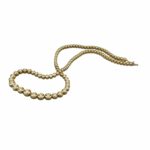 Diamant Riviérecollier Gelbgold 750/18K. ca. 3,2ct. - Bild 2 Vorschau