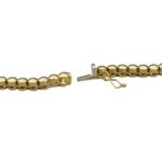 Diamant Riviérecollier Gelbgold 750/18K. ca. 3,2ct. - Bild 4 Vorschau