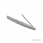 Diamant Brosche Weißgold 750 / 18 Kt. ca. 1,24ct. Vorschau
