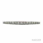 Diamant Brosche Weißgold 750 / 18 Kt. ca. 1,24ct. - Bild 3 Vorschau