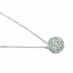 Tiffany & Co. HardWear Kette mit Anhänger Weißgold 750 / 18K mit Diamanten - Bild 2 Vorschau