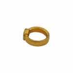 Ring Gelbgold 999 / 24K mit einem Smaragd - Bild 3 Vorschau