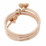 Ring Gr. 61 Roségold 585 / 14K mit ca. 0,25 ct Diamanten - Bild 4 Vorschau