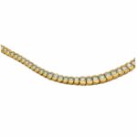 Reviére Collier Gelbgold 750 / 18K mit Diamanten - Bild 3 Vorschau