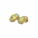 Cartier Paris Ohrclips Gelbgold 750 / 18K mit Diamanten und Saphiren - Bild 5 Vorschau