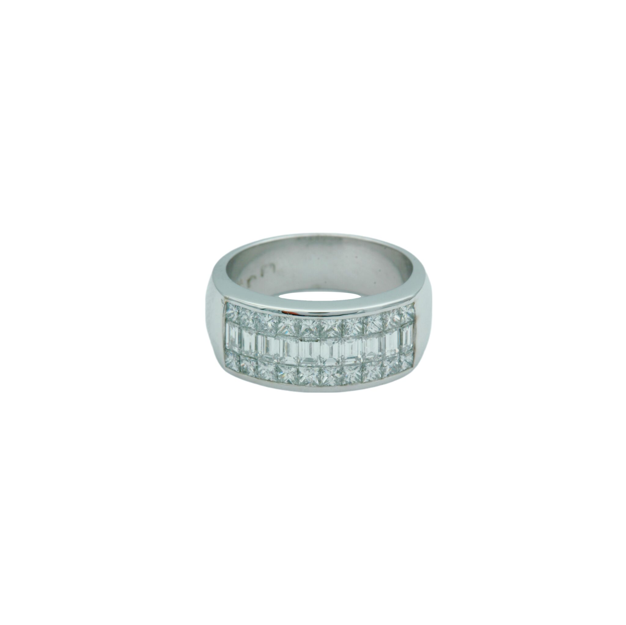 Bandring Gr.55 Weißgold 750 / 18K mit 1,73ct Diamanten