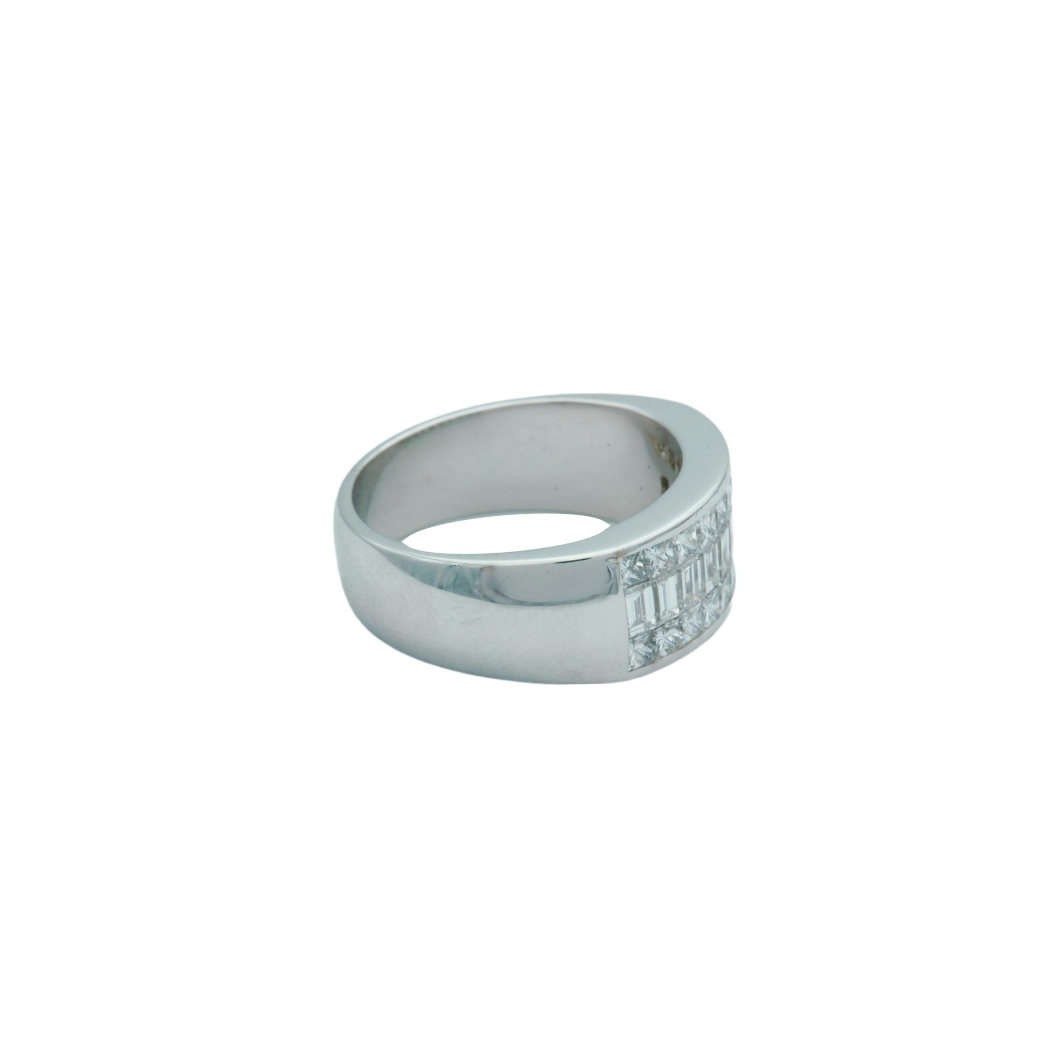 Bandring Gr.55 Weißgold 750 / 18K mit 1,73ct Diamanten - Bild 2