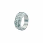 Bandring Gr.55 Weißgold 750 / 18K mit 1,73ct Diamanten - Bild 5 Vorschau