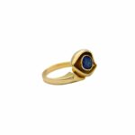 Ring mit Saphir | Gr. 51 | 750/- Gelbgold - Bild 2 Vorschau