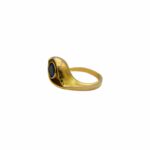Ring mit Saphir | Gr. 51 | 750/- Gelbgold - Bild 4 Vorschau