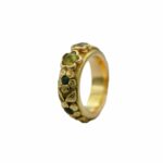 Saphir & Chrysoberyll Ring Gelbgold 750/18K. Gr. 54 - Bild 2 Vorschau