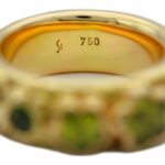 Saphir & Chrysoberyll Ring Gelbgold 750/18K. Gr. 54 - Bild 5 Vorschau