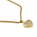 Chopard Happy Diamond Kette mit Anhänger Gelbgold 750 / 18K mit ca. 0,27 ct Diamanten - Bild 3 Vorschau