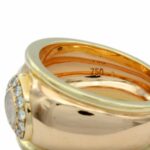 Chopard Happy Diamond Ring Gr. 56 Gelbgold 750 / 18K mit Diamanten, Fullset - Bild 5 Vorschau