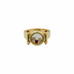 Chopard Happy Diamond Ring Gr. 56 Gelbgold 750 / 18K mit Diamanten und Rubinen Vorschau