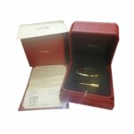 Cartier Love Armreif Gelbgold 750 / 18K mit ca. 0,15 ct Diamanten, Fullset - Bild 7 Vorschau