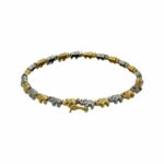 Armband Elefanten Gelbgold, Weißgold 750 / 18K mit ca. 0,25 ct Diamanten Vorschau