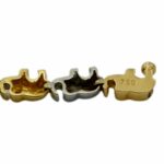 Armband Elefanten Gelbgold, Weißgold 750 / 18K mit ca. 0,25 ct Diamanten - Bild 4 Vorschau