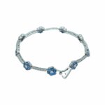 Diamant Saphir Armband Weißgold 750/18K - Bild 2 Vorschau