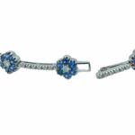 Diamant Saphir Armband Weißgold 750/18K - Bild 3 Vorschau