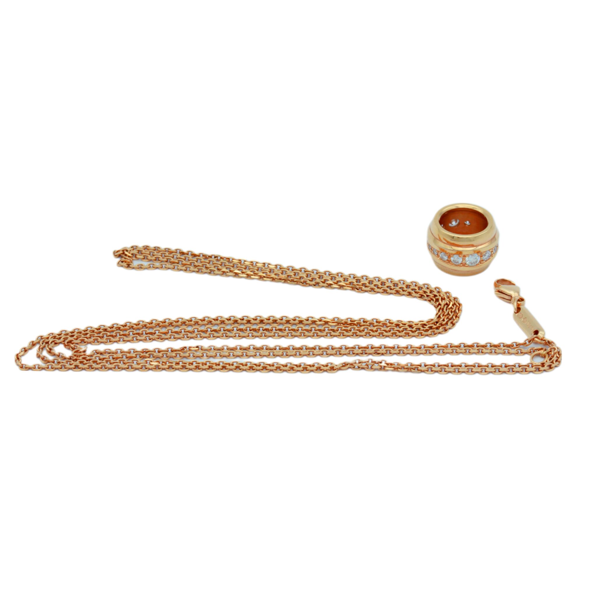 Chopard La Strada Kette 50cm Roségold mit Diamanten / Full Set - Bild 4