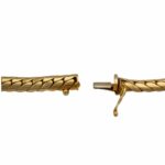 Blautopas Diamant Collier Gelbgold 750/18K & 585/14K. - Bild 5 Vorschau