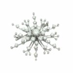 Schneeflocken Brosche Weißgold 750 / 18K mit 2,69ct Diamanten - Bild 3 Vorschau