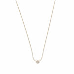 Kette mit Anhänger Gelbgold 585 / 14K mit 0,26ct Diamant Vorschau