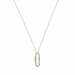Kette mit Anhänger Gelbgold 585 / 14K mit 0,08ct Diamant Vorschau