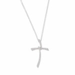 Kette mit Kreuzanhänger Weißgold 750 / 18K mit ca. 1,5ct Diamanten Vorschau