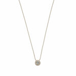 Kugelkette Gelbgold 585 / 14K mit einem 0,96ct Diamant Anhänger - Bild 2 Vorschau