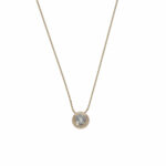 Kugelkette Gelbgold 585 / 14K mit einem 0,96ct Diamant Anhänger Vorschau