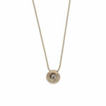 Kugelkette Gelbgold 585 / 14K mit einem 0,96ct Diamant Anhänger - Bild 3 Vorschau