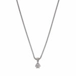 Christ Solitärkette mit 0,24ct Diamant Weißgold Anhänger 585 Kette 333 - Bild 4 Vorschau