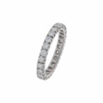 Memoire Ring Gr.59 Weißgold 585 / 14K mit 2,2ct Diamanten Vorschau