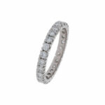 Memoire Ring Weißgold 585/14K. ca. 2ct. Gr. 59 Vorschau