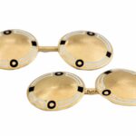 Art Deco Manschettenknöpfe Gelbgold 750 / 18K Vorschau