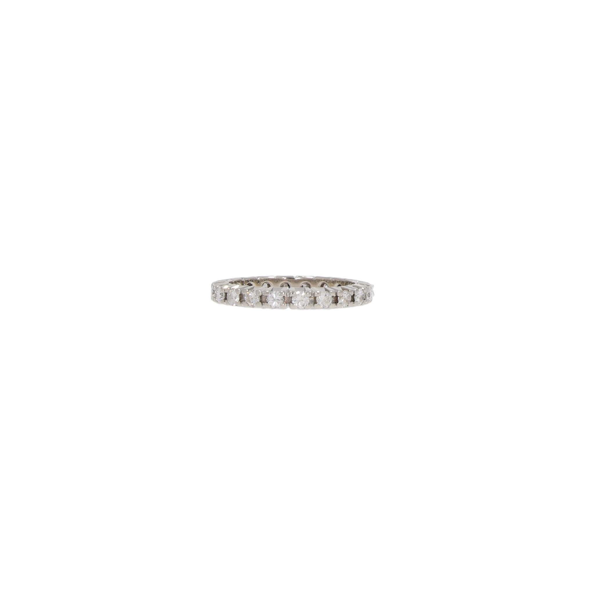 Memoire Ring Weißgold 750 / 18K mit ca. 0,5ct Diamanten - Bild 2