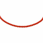 Rote Korallen Kette ca. 42cm ca. 4,7mm Kugeln Vorschau