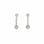 Diamant Ohrstecker mit Blütenform Weißgold 585 mit ca. 1ct Vorschau