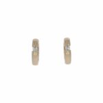 Creolen Gelbgold 585 / 14K mit ca. 0,14ct Diamanten Vorschau