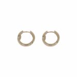 Creolen Gelbgold 585 / 14K mit ca. 0,14ct Diamanten - Bild 2 Vorschau