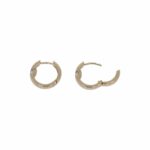 Creolen Gelbgold 585 / 14K mit ca. 0,14ct Diamanten - Bild 3 Vorschau