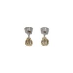 Solitär Ohrstecker in Zargenfassung mit ins. ca. 0,4ct - Bild 3 Vorschau