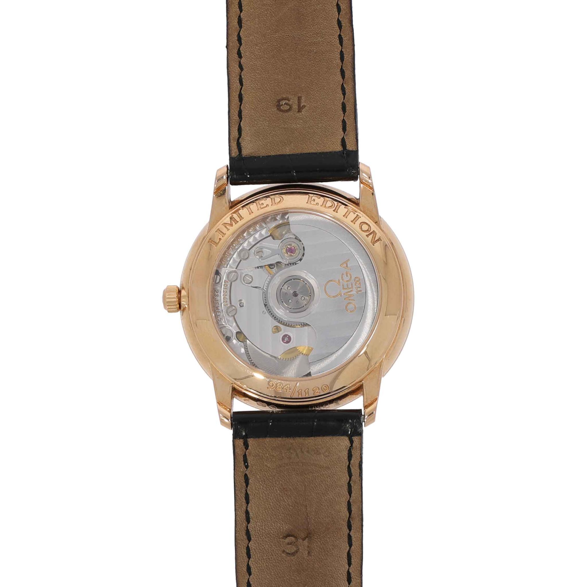 Omega De Ville Prestige Limited Edition 984/1120 Rotgold New Old Stock - Bild 6
