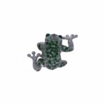 Pasquale Bruni Frosch Ring Weißgold 750 / 18K mit Tsavolithe und Diamanten - Bild 3 Vorschau