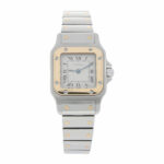 Cartier Santos Galbée Lady Galbée 24mm Steel/Gold white dial ca. 1990 Top Condition Vorschau