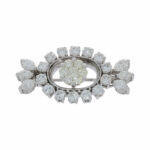Diamant Brosche Weißgold 750/18K. ca. 1,50ct. Vorschau