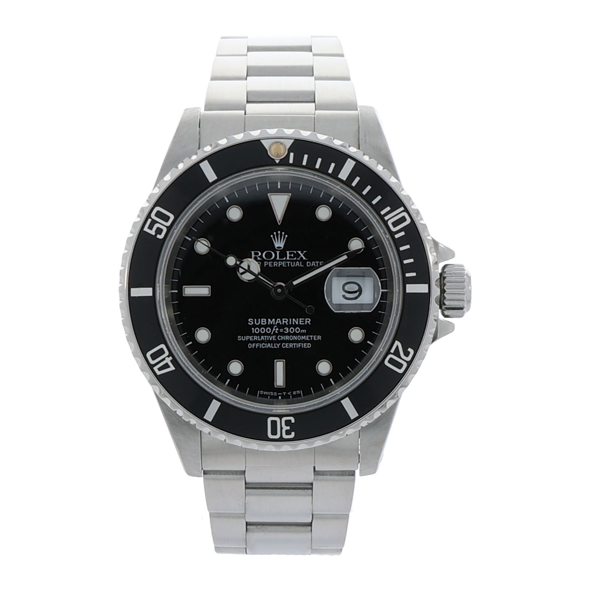 Rolex Submariner Date Ref. 16610 Stahl Full Set LC 100 1997 Top
